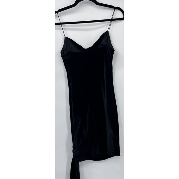 Cinq A Sept Ryder Black Velvet Mini Dress Women's Size 0 - Picture 7 of 15
